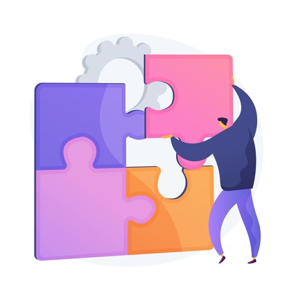 Solution searching vector concept metaphor
