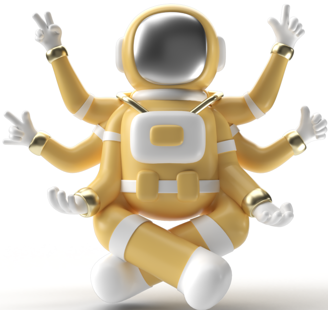 Social Buttons And Rocket Radial